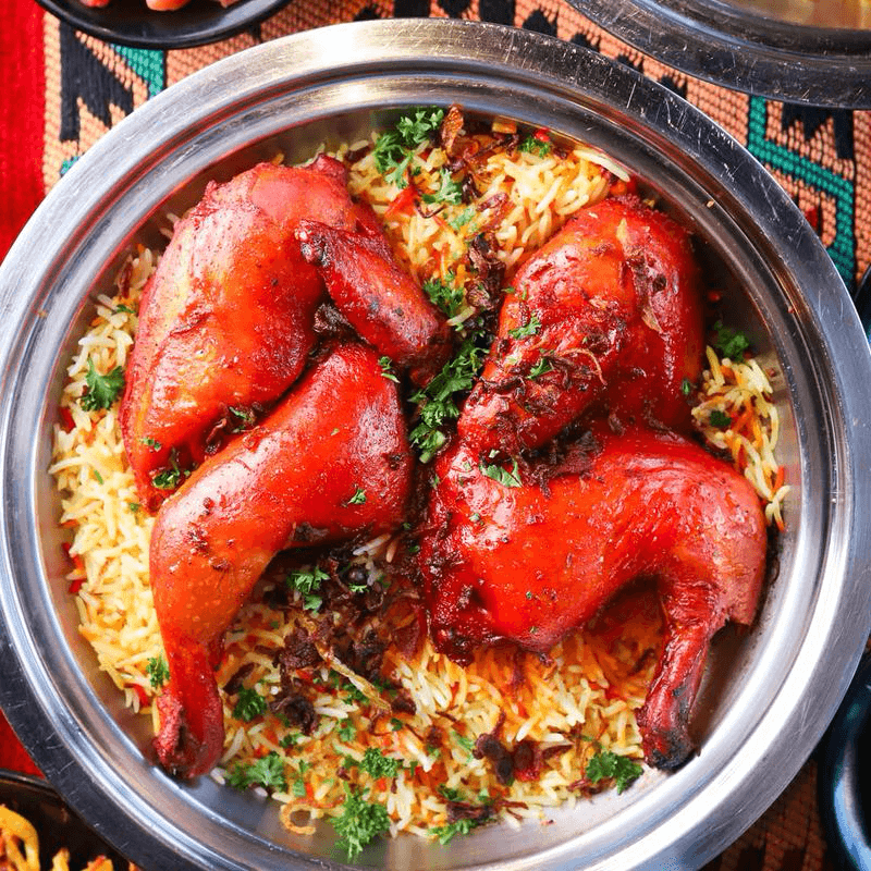 Chicken Mandi (Half)