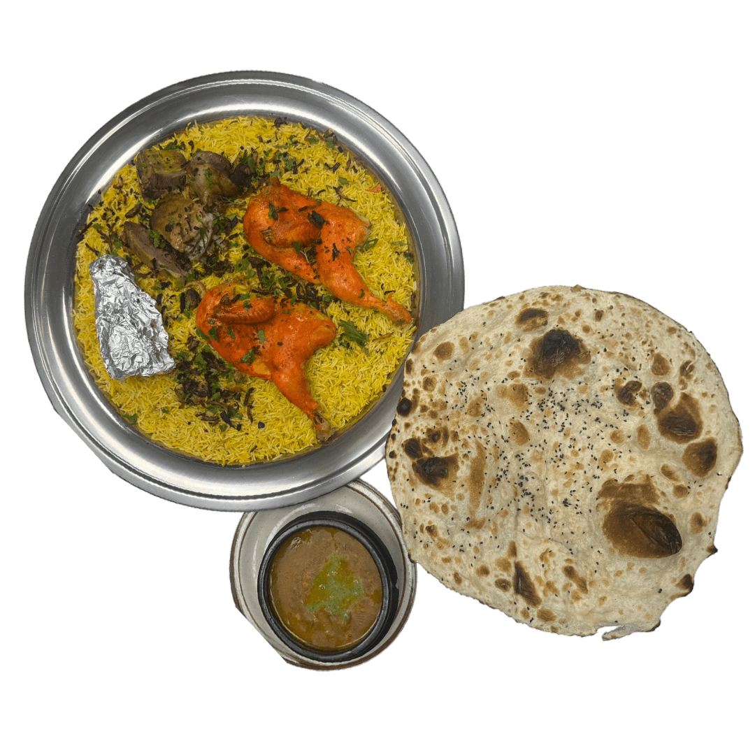 Family Platter 2 - Mandi lamb single / whole chicken Mandi / Haneeth Lamb single / Saltah